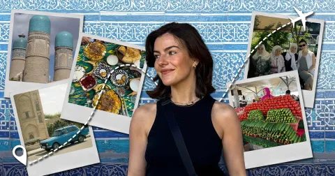 Alice Murphy visits Uzbekistan for Metro